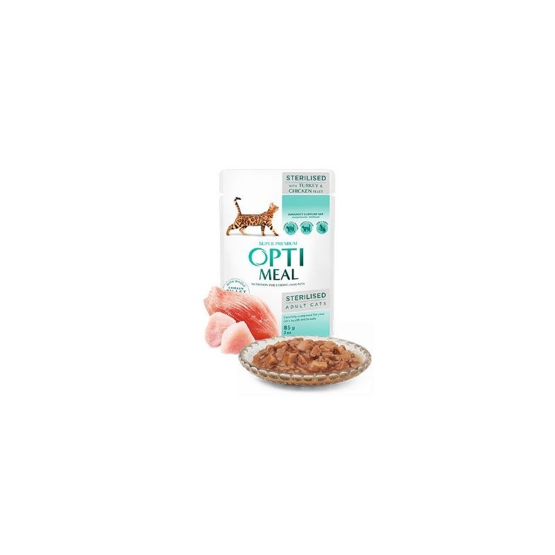 Optimeal Tavuklu Hindili Sos Tahılsız Yaş Kısır Ked.Mam.85G