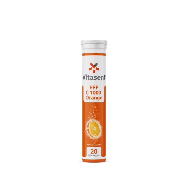 Vitasent Vitamin C 1000 20 Efervesan Tablet