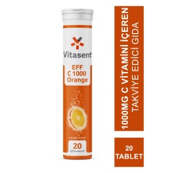 Vitasent Vitamin C 1000 20 Efervesan Tablet