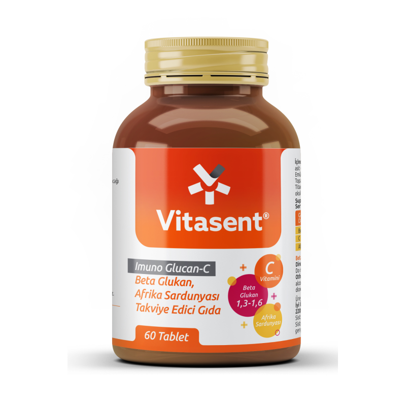 Vitasent İmuno Glukan C 60 Tablet