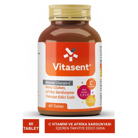 Vitasent İmuno Glukan C 60 Tablet