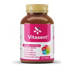 Vitasent Keratin & Biotin 60 Tablet