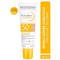 Bioderma Photoderm Aquafluid SPF50+ Tüm Ciltler Yüksek Korumalı Renkli Güneş Kremi 40 ml