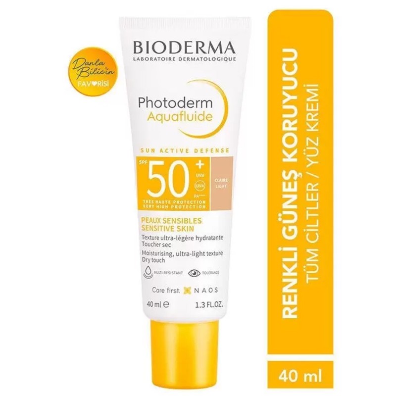 Bioderma Photoderm Aquafluid SPF50+ Tüm Ciltler Yüksek Korumalı Renkli Güneş Kremi 40 ml Bioderma Photoderm Aquafluid SPF50+ Tüm Ciltler Yüksek Korumalı Renkli Güneş Kremi 40 ml