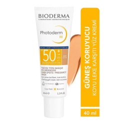 Bioderma Photoderm M SPF50+ Golden Koyu Lekeye ve Mavi Işığa Karşı SPF50+ Renkli Yüz Güneş Kremi 40 ml  40 ml