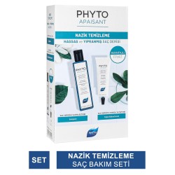 Phyto Apaisant Nazik Temizleme Saç Bakım Seti ( Şampuan + Krem )