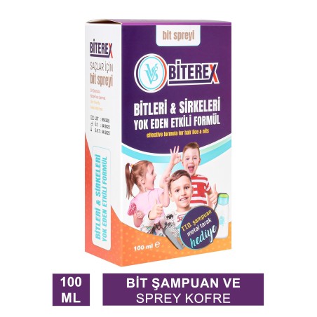 Biterex Bit Şampuan ve Sprey Kofre 100+150 ml