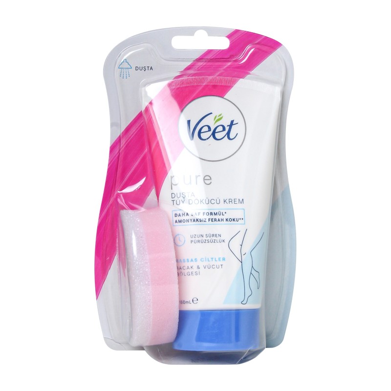 Veet Pure Duşta Tüy Dökücü Krem ( Hassas Ciltler ) 150 ml