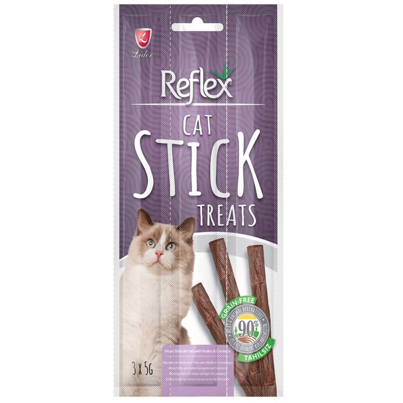 Reflex Cat Sticks Kümes Hayvanı&Kızılcık 3*5 Gr