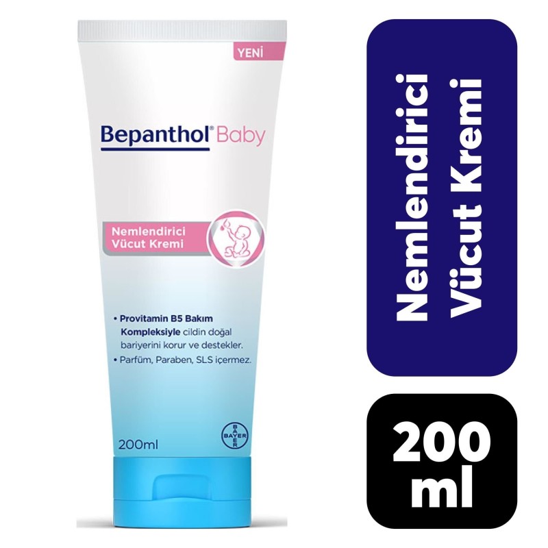 Bepanthol Baby Nemlendirici Vücut Kremi 200 ml