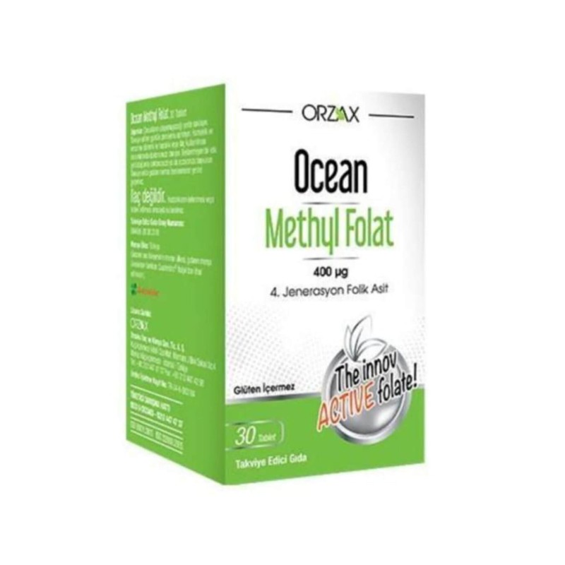 Ocean Methly Folat 400mg 30 Tablet