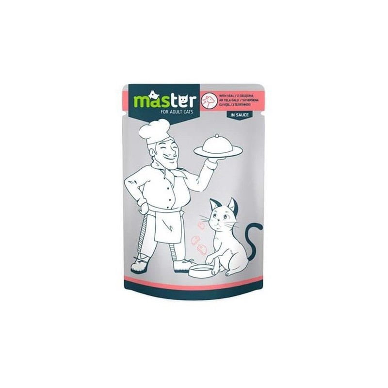 Master Dana Etli Pouch Kedi Maması 80 Gr.