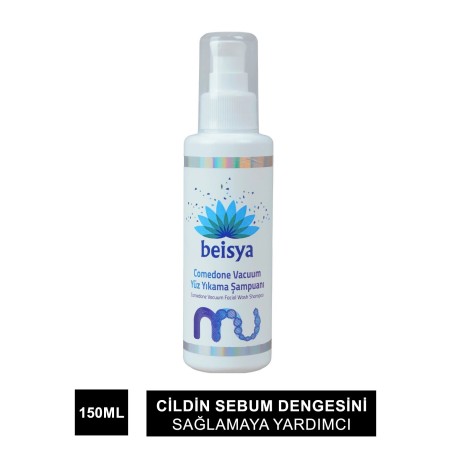 Beisya Comedone Vacuum Yüz Yıkama Şampuanı 150 ml
