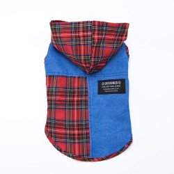 Pawstar Denim & Plaid Shirt