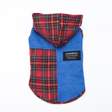 Pawstar Denim & Plaid Shirt
