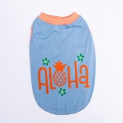 Pawstar Blue Aloha T-shirt