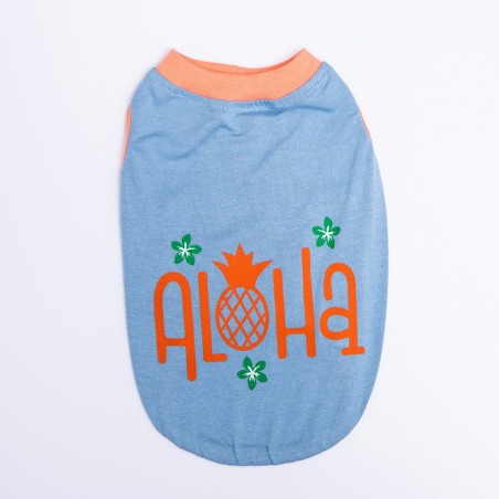 Pawstar Blue Aloha T-shirt
