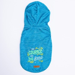 Pawstar Blue Style Hooded T-shirt