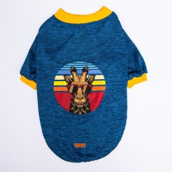 Pawstar Dark Blue Giraffe Big Sweat