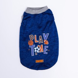 Pawstar Dark Blue Sporty T-shirt