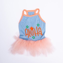 Pawstar Blue Aloha Dress