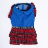 Pawstar Denim Plaid Dress
