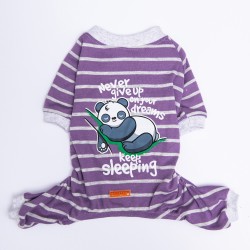 Pawstar Purple Sleeper Pyjamas