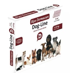 Dog-Line Köpek Ense Damlası -1-10 kg-  5*1 ml
