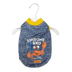 Pawstar Navy Blue Crab T-shirt