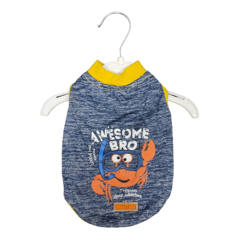 Pawstar Navy Blue Crab T-shirt