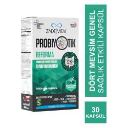 Zade Vital Probiotics Reforma 30 Kapsül