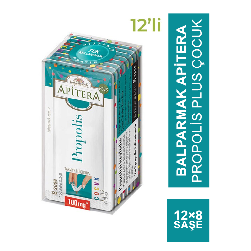 Balparmak Apitera Propolis Plus Çocuk 12 Adet 8x100 mg