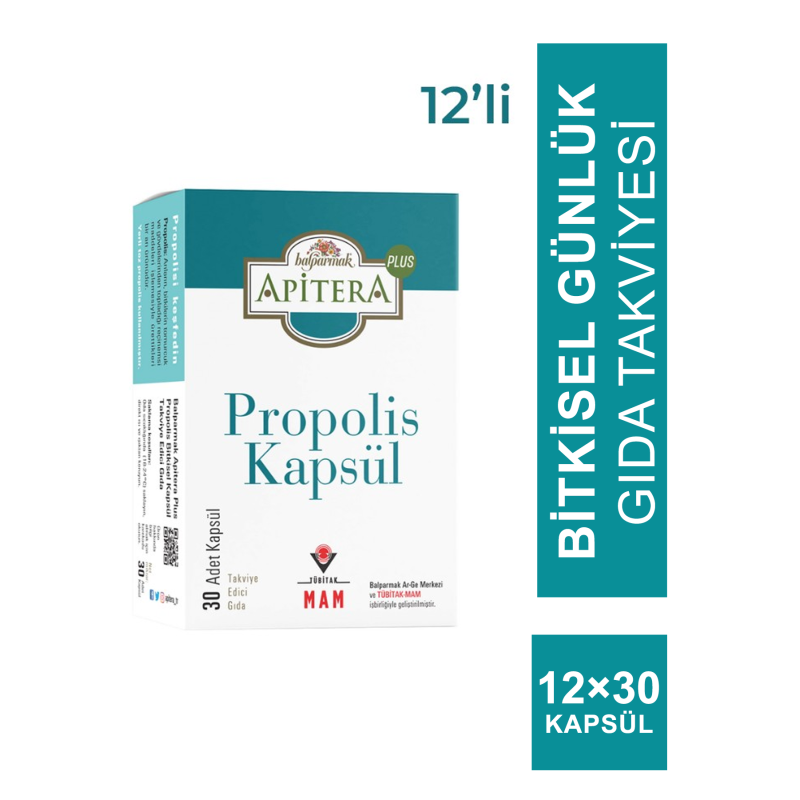Balparmak Apitera Plus Propolis 30 Kapsül x 12 Adet
