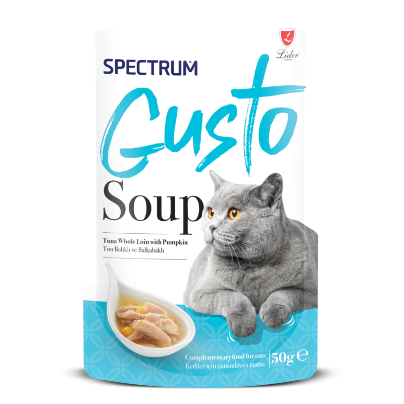 Spectrum Gusto Ton Balıklı ve Balkabaklı Kedi Çorba 50gr