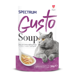 Spectrum Gusto Ton Balıklı Tavuklu ve Tatlı Patatesli Kedi Çorba 50gr