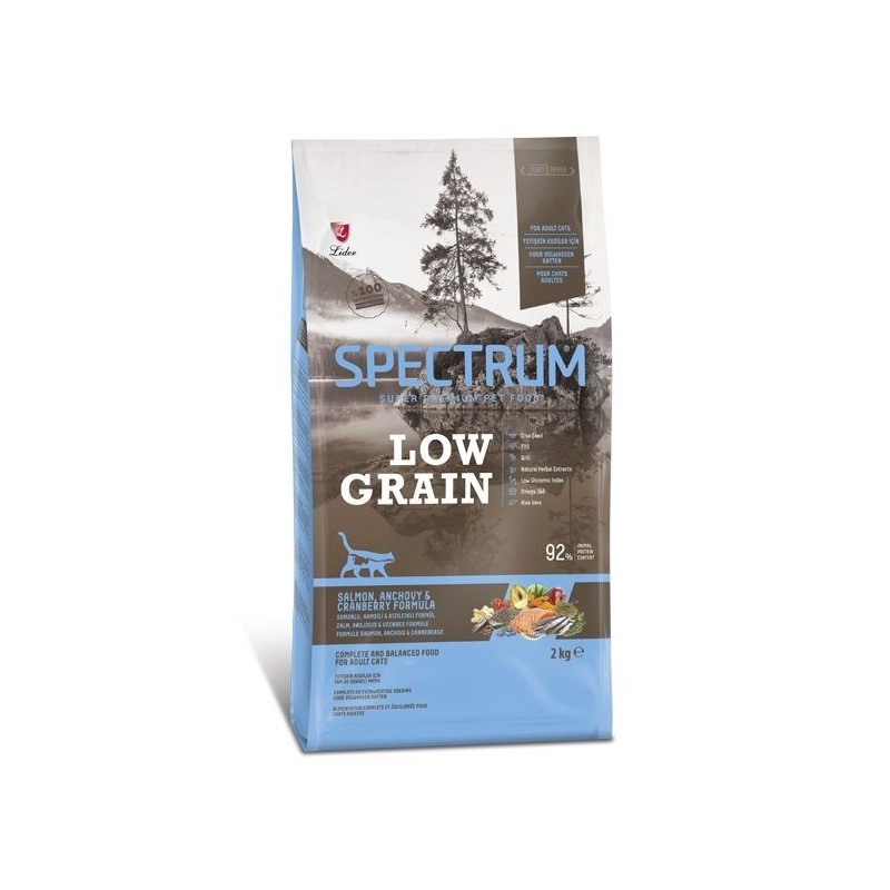 Spectrum Low Grain Salmon&Anchovy  Adult Cats  2 Kg