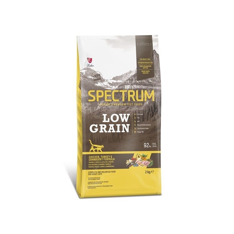 Spectrum Low Grain Chıcken&Turkey Adult Cats  2 Kg
