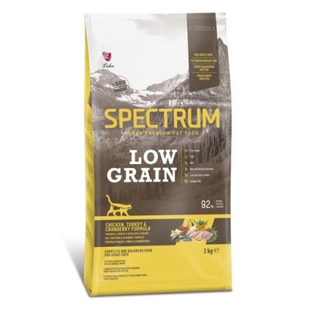 Spectrum Low Grain Chıcken&Turkey Adult Cats  2 Kg