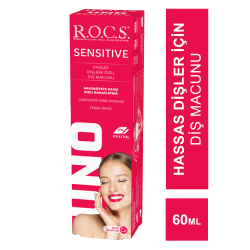 Rocs Uno Sensitive ( Hassasiyet ) Diş Macunu 60 ml