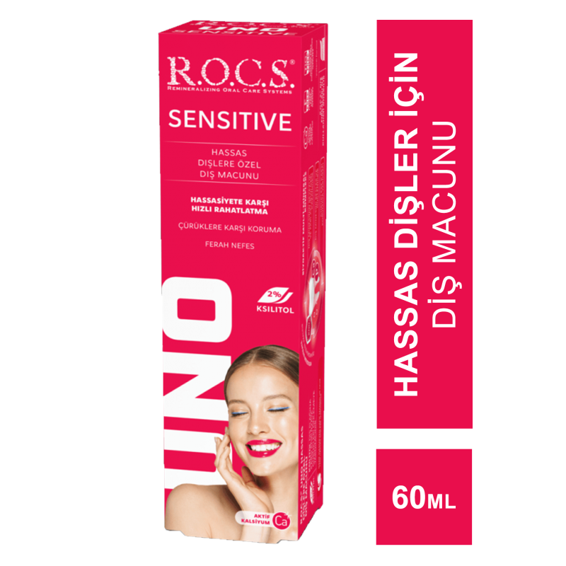 Rocs Uno Sensitive ( Hassasiyet ) Diş Macunu 60 ml