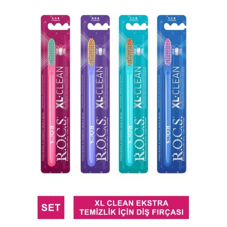 Rocs XL CLEAN Ekstra Temizlik için Diş Fırçası