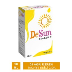 Vitamaks DeSun Vitamin D3 400IU Damla 20 ML
