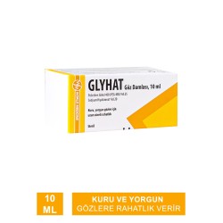 Glyhat Göz Damlası 10 Ml Kuru ve Yorgun Gözler İçin