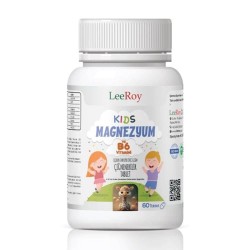 LeeRoy Kids Magnezyum Sitrat+B6  60 Tablet