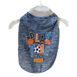 Pawstar Navy Blue Sporty T-shirt