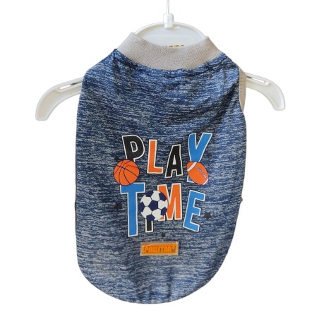 Pawstar Navy Blue Sporty T-shirt