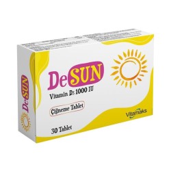 Vitamaks DeSun Vitamin D3 1000IU Damla 30 Tablet