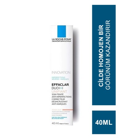 Outlet - La Roche Posay Effaclar Duo Unifiant Kapatıcı 40 ml
