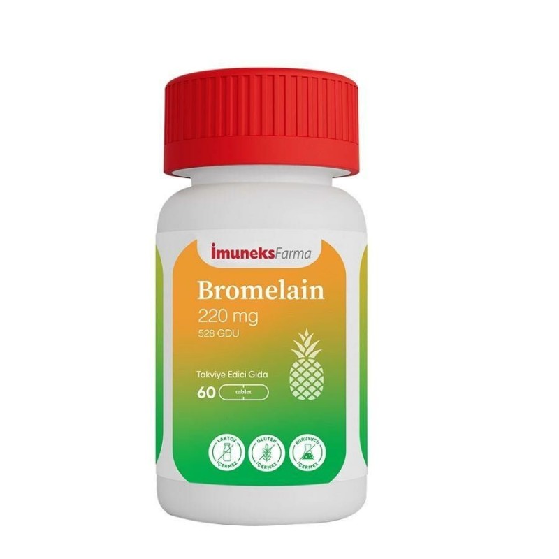 İmuneks Bromelain 220mg 60 Tablet