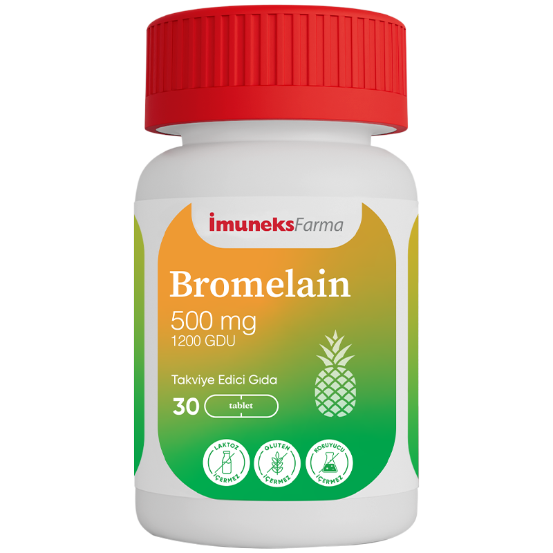 İmuneks Bromelain 500mg 30 Tablet